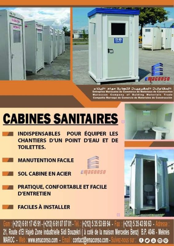 CABINES SANITAIRES