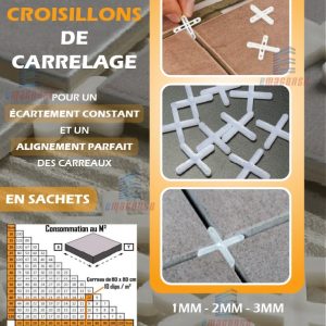 CROISILLONS DE CARRELAGE
