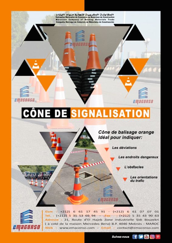 Cône de signalisation