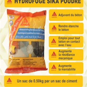 HYDROFUGE SIKA POUDRE