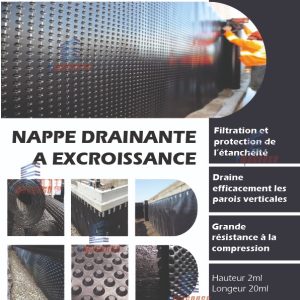 NAPPE DRAINANTE A EXCROISSANCE