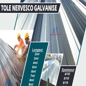 TÔLE NERVESCO GALVANISE