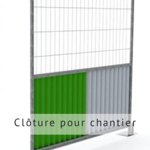 clôture mobile pour chantier