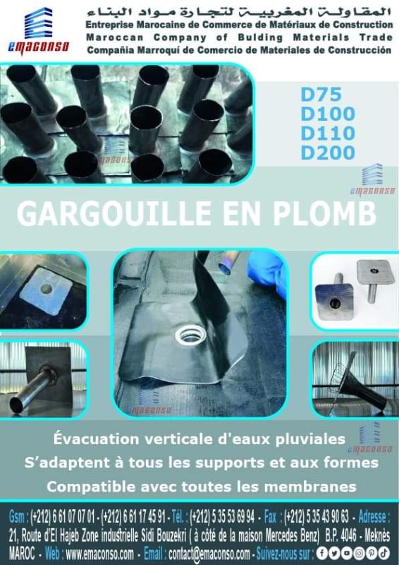 gargouille en plomb