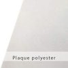 Plaque polyester