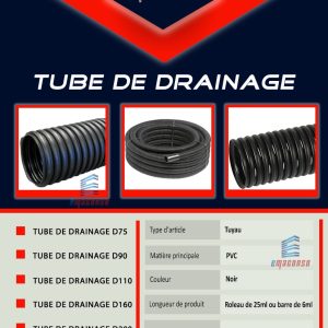 tube de drainage