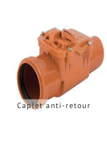 Caplet anti-retour