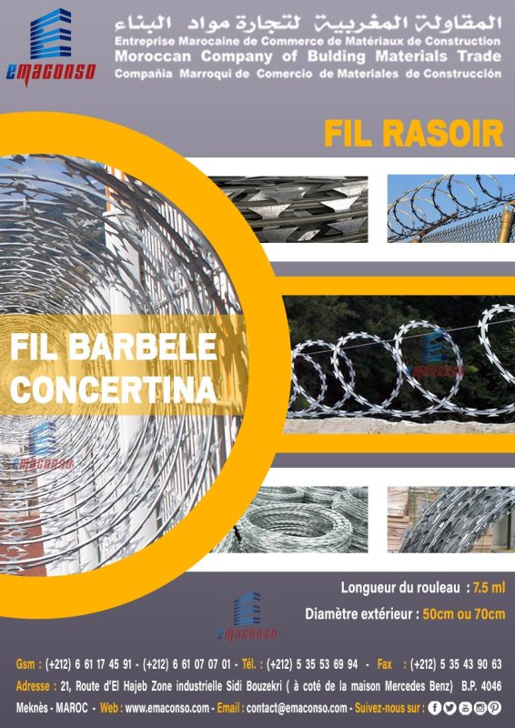 FIL BARBELE CONCERTINA