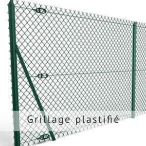 grillage plastifié