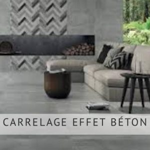 CARRELAGE EFFET BÉTON