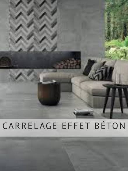 CARRELAGE EFFET BÉTON