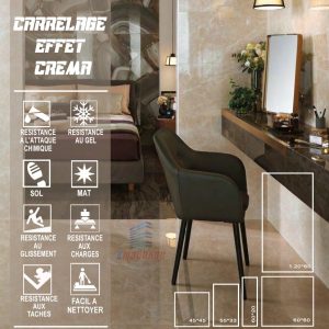 CARRELAGE EFFET CREMA