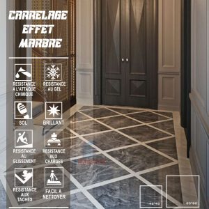 CARRELAGE EFFET MARBRE
