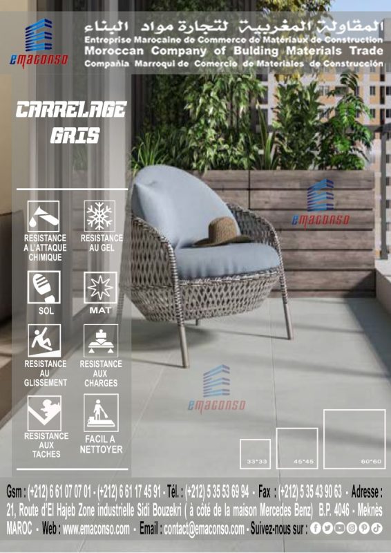 CARRELAGE GRIS