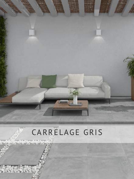CARRELAGE GRIS