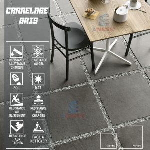 CARRELAGE GRIS