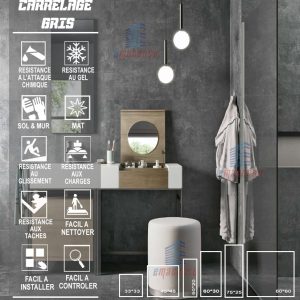 CARRELAGE GRIS