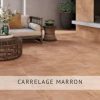CARRELAGE MARRON