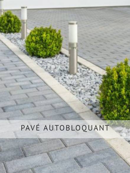 PAVÉ AUTOBLOQUANT
