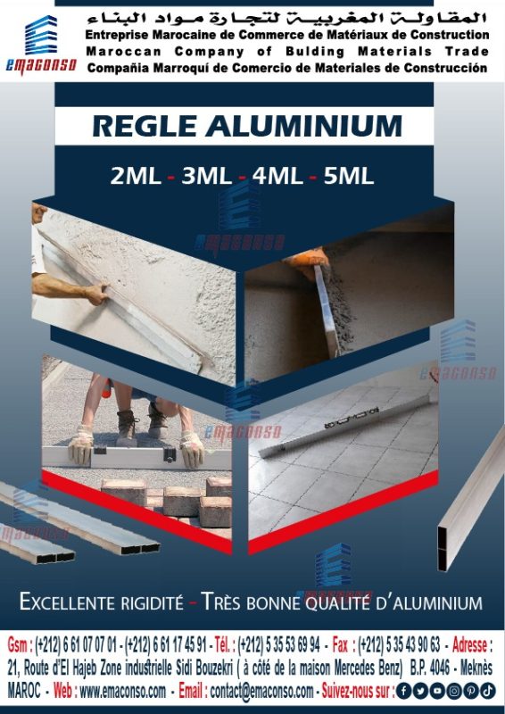 REGLE ALUMINIUM